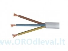 Lankstus varinis kabelis su PVC izoliacija OWY/H05VV-F 3x2.5mm²