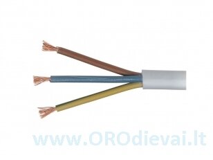 Lankstus varinis kabelis su PVC izoliacija OWY/H05VV-F 3x2.5mm²