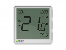 ENGO EONE230W (baltas) Internetinis, potinkinis temperatūros reguliatorius „ZigBee“, 230V