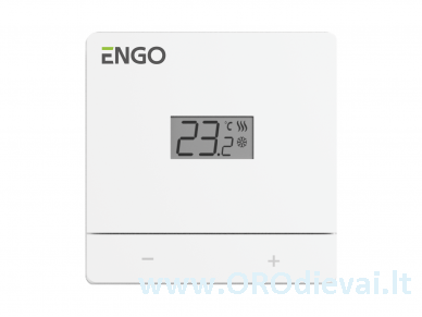 ENGO EASY230W Neprogramuojamas laidinis dviejų padėčių temperatūros valdiklis