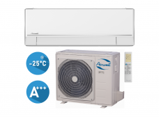 Airwell NORDIC HDHC-025N-09M25/ YDAC-025R-09M25 efektyvus šildymas iki -25°C