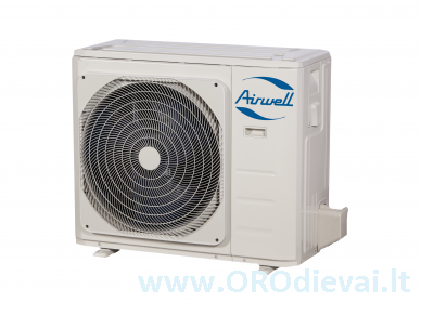 Airwell HARMONIA HDMB-025N-09M22/YDAB-025H-09M22 efektyvus šildymas iki -15°C 2