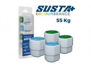 Antivibracinės kojelės Vecamco 9898-034 (20-55 kg) žaliai mėlyna (SUSTA PLUS ColorsRange)