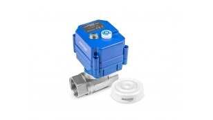 AURATON SMART Elektroninis vandens užpylimo vožtuvas 1" + AURATON Užpylimo jutiklis (Flood sensor) , KOMPLEKTAS