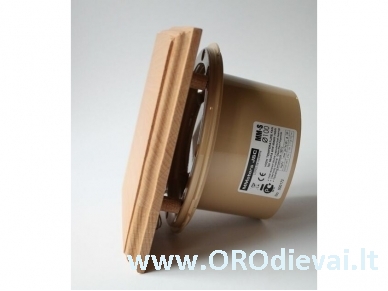 Aukštatemperatūris MMotors ventiliatorius su guoliais MM-S 100 saunai, garinėms pirtims be laikmačio medinis kvadratas 2