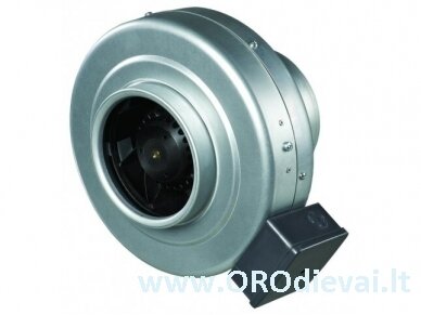 Aukšto slėgio Ø250 išcentrinis ventiliatorius Vents VKMZ250Q su žemo triukšmo varikliu
