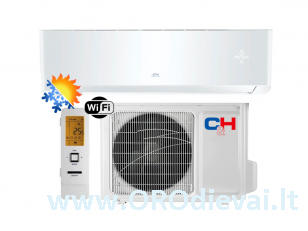 C&H SUPREME WHITE Inverter CH-S09FTXAM2S-WP efektyvus šildymas iki -30°C
