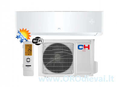 C&H SUPREME WHITE Inverter CH-S24FTXAM2S-WP efektyvus šildymas iki -30°C