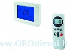 Daugiafunkcinis temperatūros valdiklis su nuotolinio valdymo pulteliu Vents TSTD-1-300 HVAC sistemos