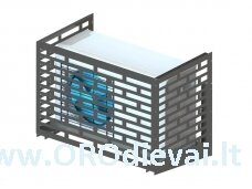 Dekoratyvinė apdaila (skydas, dėžė) išoriniam kondicionieriaus blokui FB3