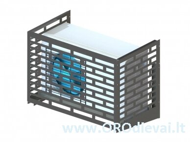 Dekoratyvinė apdaila (skydas, dėžė) išoriniam kondicionieriaus blokui FB3