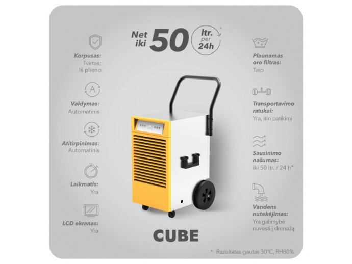 Drėgmės surinkėjas Adolus Cube X600 1 Drėgmės surinkėjas Adolus Cube X600 1