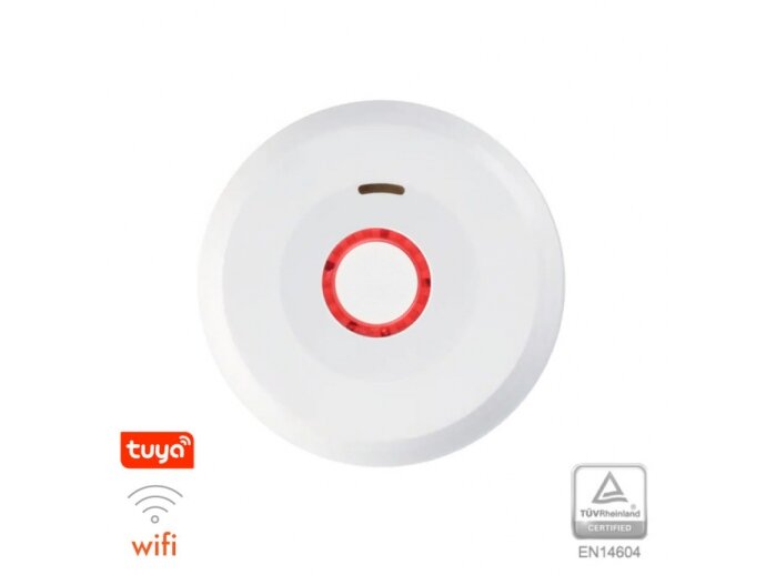 Dūmų detektorius XP-750W su WIFI, integruota 10 metų baterija 3V