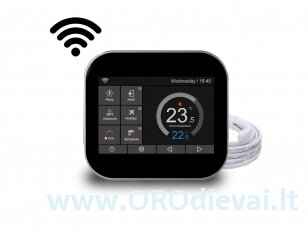 Elektroninis WI-FI termostatas (termoreguliatorius) Wellmo WTH07.36 Black
