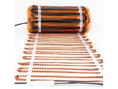 Elektrinis šildomų grindų kilimėlis - tinklelis Warmset Black 150 W 24 V  (150-2-24) 4