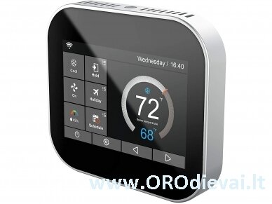 Elektroninis WI-FI termostatas (termoreguliatorius) Wellmo WTH07.36 Black 2