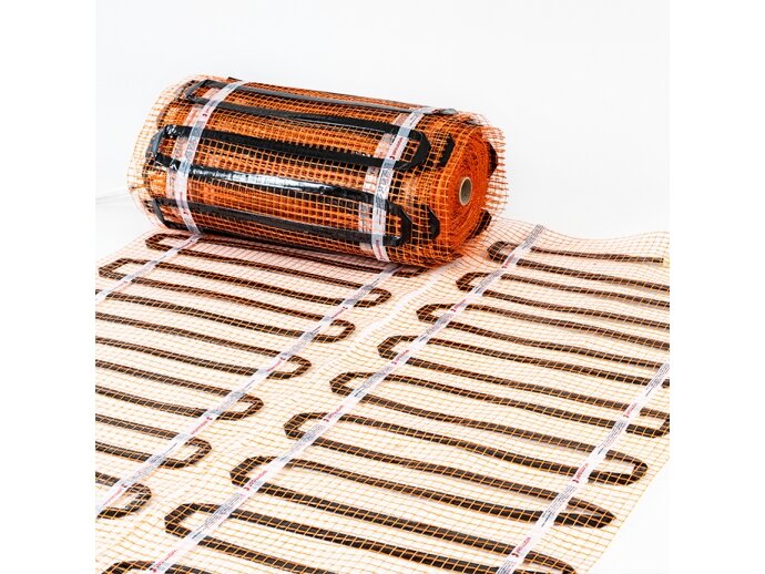 Elektrinis šildomų grindų kilimėlis - tinklelis Warmset Black 150 W 24 V  (150-2-24) 7