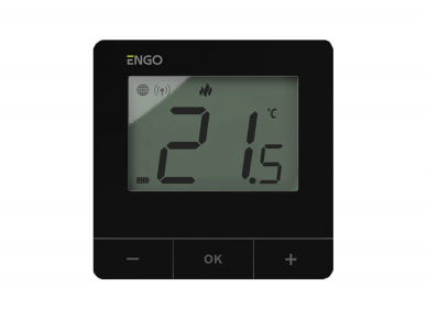 ENGO E20iBWIFI belaidis programuojamas virštinkinis termoreguliatorius, juodas 1