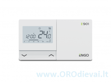 ENGO E901 Programuojamas laidinis temperatūros valdiklis