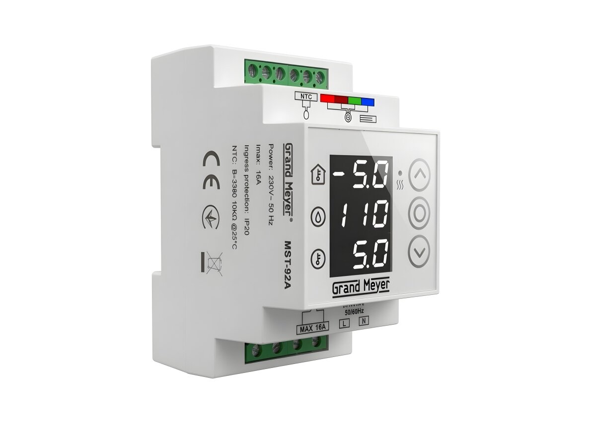 Grand Meyer® MST-92A, DIN, 230V, sniego atitirpinimo valdiklis