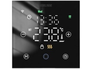 Grand Meyer® TSM-20 Programuojamas termostatas su WIFI, laidinis, savaitinis, potinkinis, 230V, 20A Grand Meyer® TSM-20 Programuojamas termostatas su WIFI, laidinis, savaitinis, potinkinis, 230V, 20A
