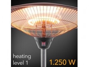 Halogeninis infraraudonųjų spindulių šildytuvas Trotec IRS 2520 Halogeninis infraraudonųjų spindulių šildytuvas Trotec IRS 2520
