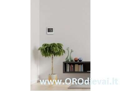 Išmanus termostatas su WiFi SPRING TR2000-1WB laidinis, elektriniam grindiniam šildymui, juodas, 16A 2