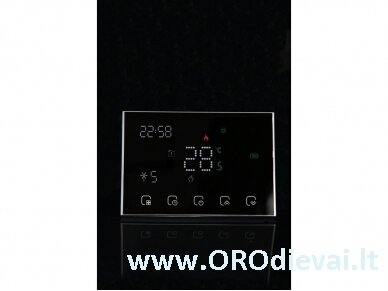 Išmanus termostatas su WiFi SPRING TR8000-RWB belaidis, universalus, juodas, 16A +beįtampinis kontaktas 4