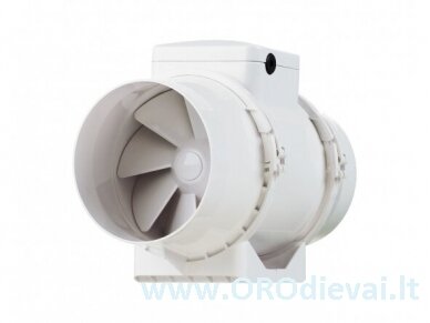 Kanalinis ventiliatorius Ø150mm Vents TT150T su laikmačiu