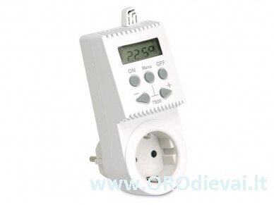 Kištukinis neprogramuojamas termostatas (termoreguliatorius) TS05 1