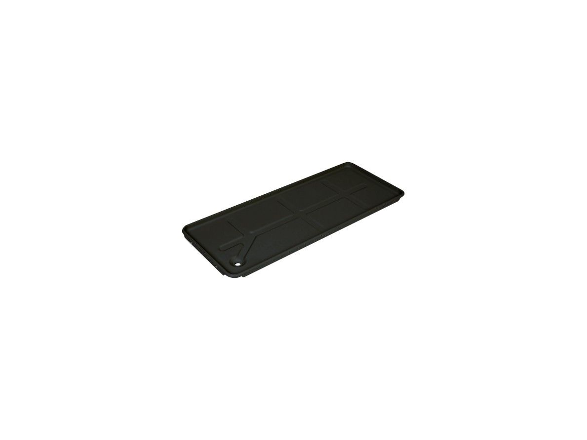 Kondensato vonelė 830x310mm metalinė be teno su tvirtinimo laikikliais antracito spalvos