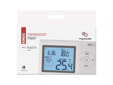 Laidinis programuojamas virštinkinis termoreguliatorius EMOS P5607 6