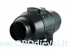 Mišraus tipo Ø100 ašinis-išcentrinis ventiliatorius Vents TT SILENT-M100 su garso izoliacija