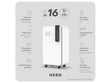 Oro sausintuvas Adolus NERO 1 Oro sausintuvas Adolus NERO 1