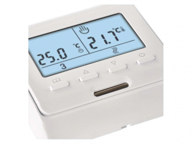 Programuojamas laidinis kambario termostatas su vidiniu ir išoriniu davikliu EMOS P5601UF 10
