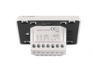 Programuojamas laidinis kambario termostatas su vidiniu ir išoriniu davikliu EMOS P5601UF 12