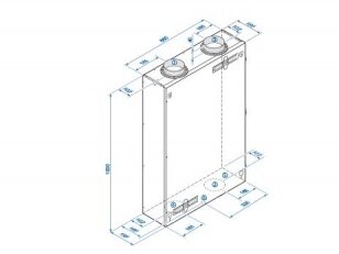 Rekuperatorius Renovent Sky P150 Rekuperatorius Renovent Sky P150