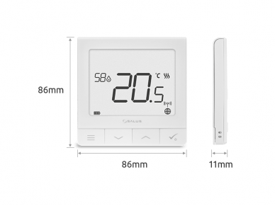 Salus SQ610BRF Smart Home sistemos Quantum termoreguliatorius 1