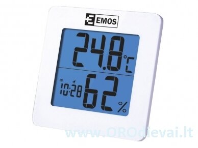 Skaitmeninis temperatūros ir drėgmės matuoklis EMOS E0114