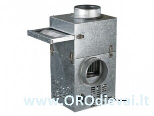 Židinio ventiliatorius Ø125mm KAM125 ECO FFK su filtru